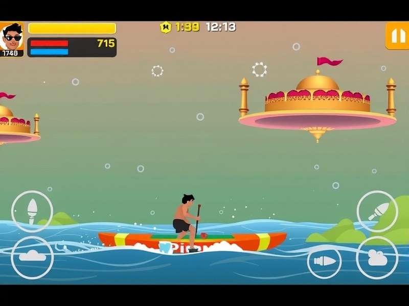 Supreme Paddle Hero gameplay screenshot